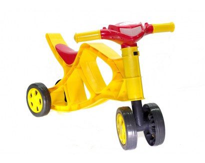 Музичний Минибайк Doloni Toys 0137/03, міні байк, каталка, дитячий біговел, велобіг, Долоні, Жовтий - 2