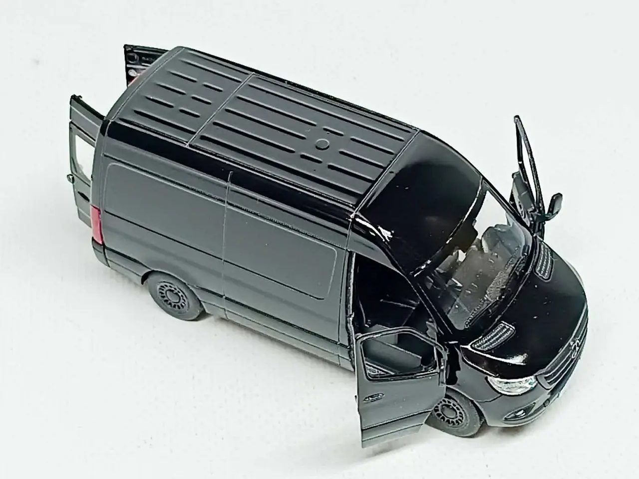 Модель Kinsmart Mercedes-Benz Sprinter KT5426W, металева інерційна іграшка, колекційна, Кінсмарт - 7