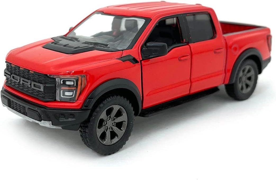 Модель пікап Kinsmart FORD F-150 RAPTOR 5'' KT5436W металева інерційна іграшка, Кінсмарт - 4