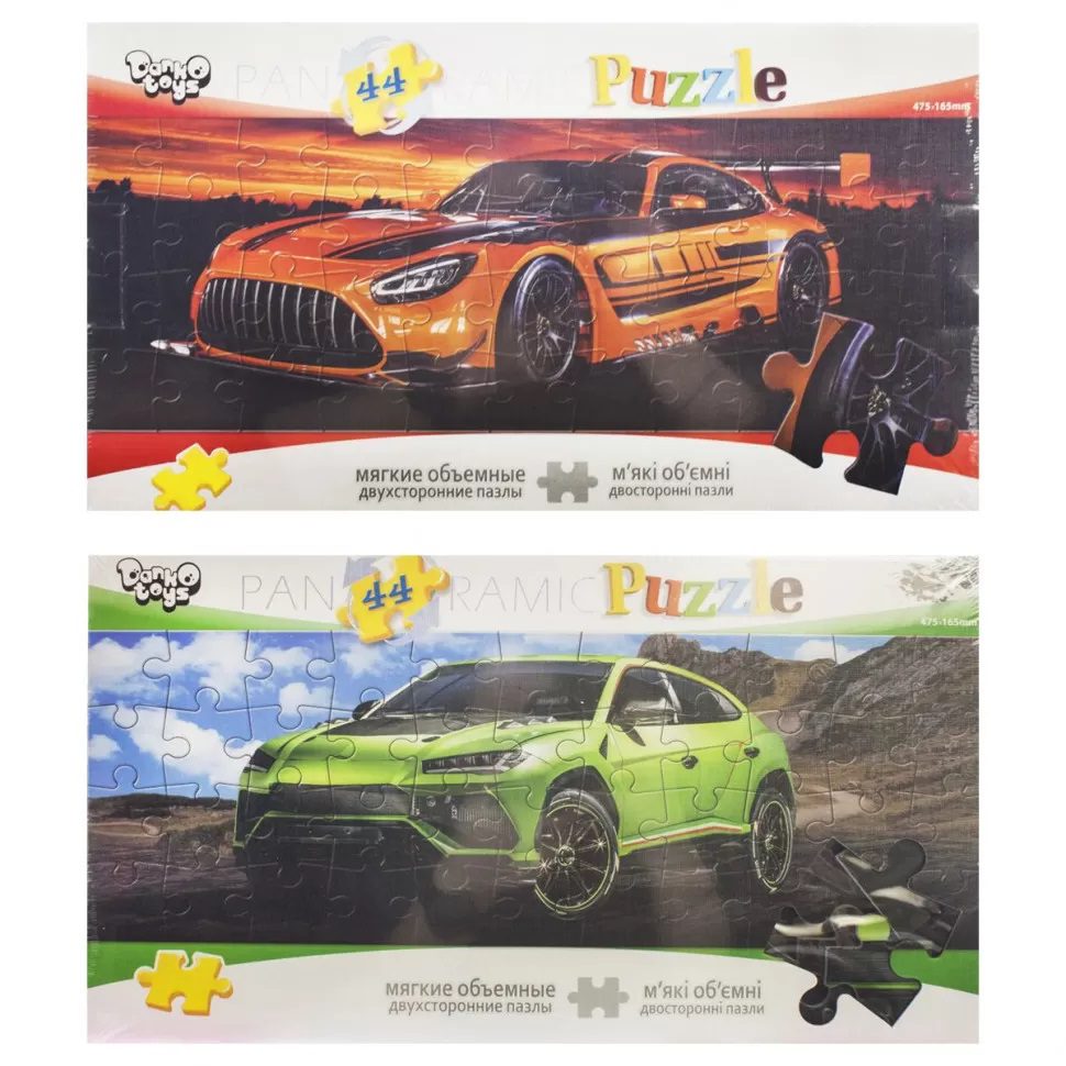 М'які двосторонні пазли Danko Toys Р44-03-01,... 06, картинка-пазл, с.3, 44 деталі - 6