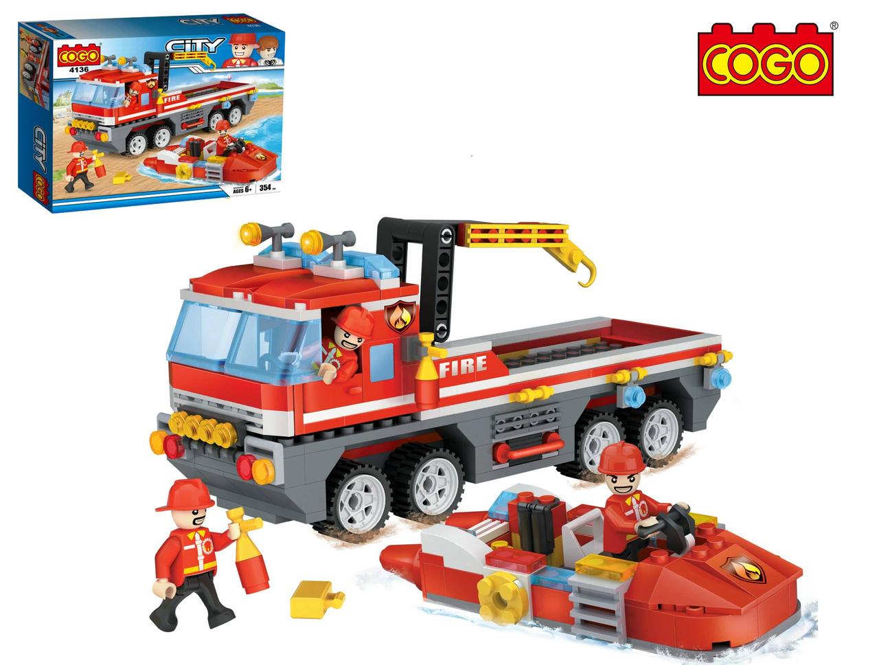 Конструктор COGO City Пожежна служба, арт. 4136 - 3