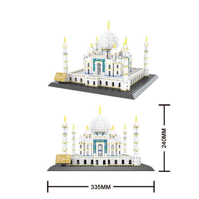 3D конструктор Wange Архітектура Тадж-Махал 5211 дитячий 3Д пластиковий 1505 деталей - 3