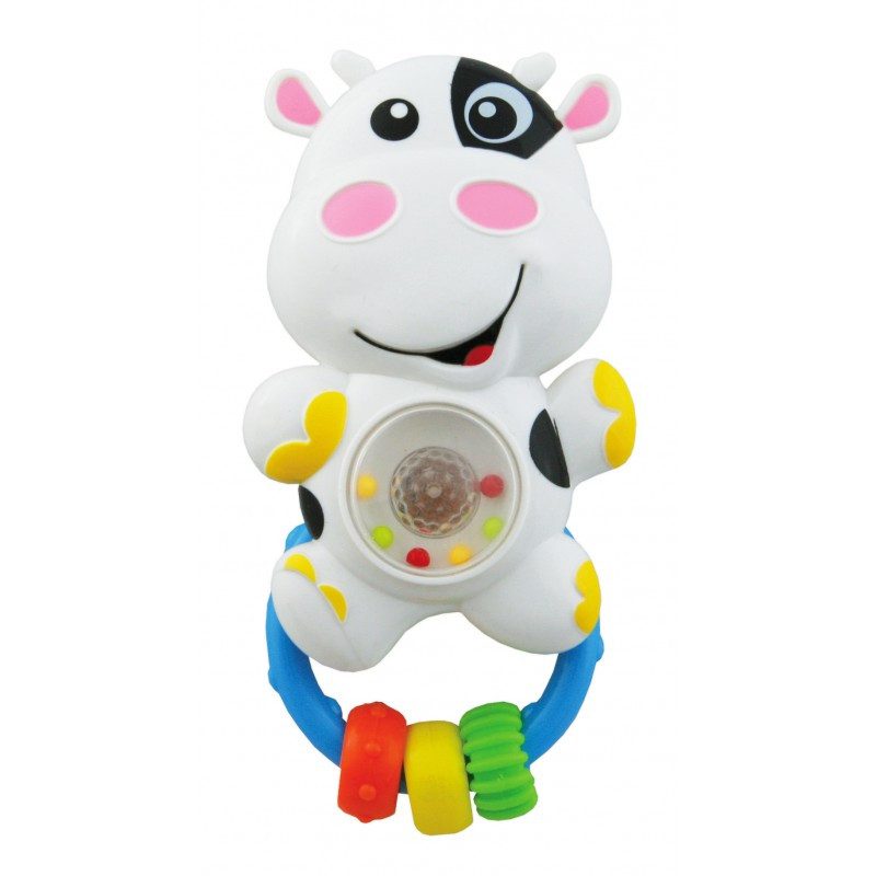 Музичне брязкальце Корівка Alexis Baby Mix PL-3661C, гризунок, іграшка для малюків - 1