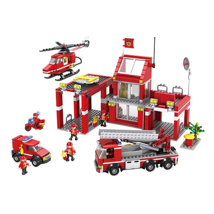 Конструктор COGO Міська пожежна бригада, арт. 3616, City Service fire station, 827 деталей - 8