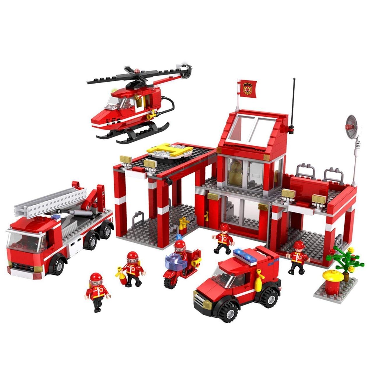 Конструктор COGO Міська пожежна бригада, арт. 3616, City Service fire station, 827 деталей - 7