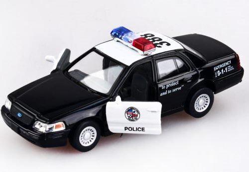 Колекційна машинка Ford Crown Victoria Police Interceptor KT5327W Kinsmart - 6