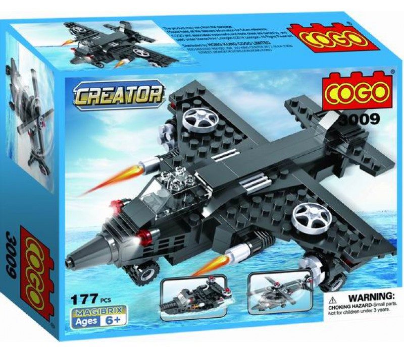 Конструктор COGO Creator 3 в 1, Військова техніка, арт. 3009 - 3