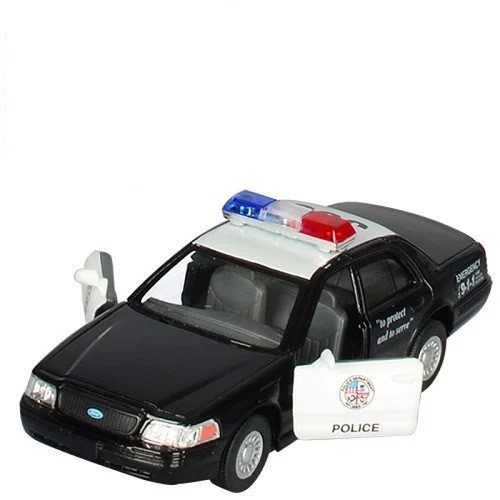 Колекційна машинка Ford Crown Victoria Police Interceptor KT5327W Kinsmart - 4