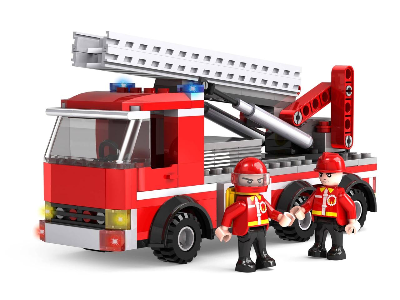 Конструктор COGO Міська пожежна бригада, арт. 3616, City Service fire station, 827 деталей - 6
