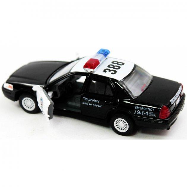 Колекційна машинка Ford Crown Victoria Police Interceptor KT5327W Kinsmart - 5