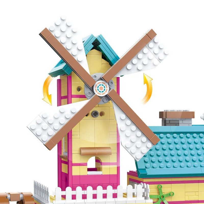 Конструктор Cogo Girls Вітряк 4576, Vacation Cottage, будинок, 658 дет., для дівчаток - 8