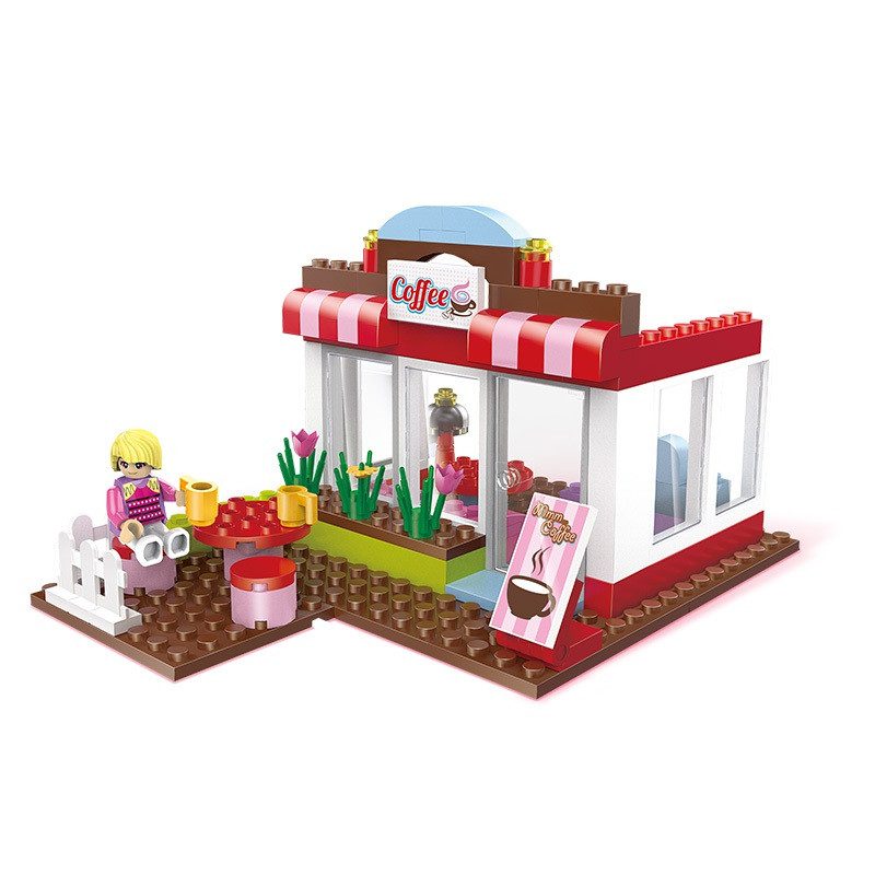 Конструктор Cogo Girls Модний магазин 3023, fashion shop, 85-107 деталей, 8 в 1, для дівчат - 6