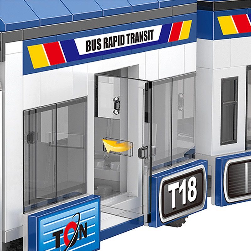 Конструктор Cogo City Трамвай 4143, міський транспорт, 545 деталей - 4