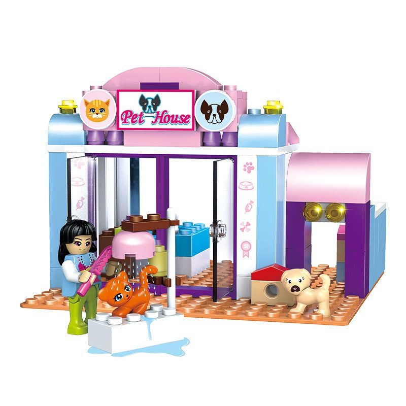 Конструктор Cogo Girls Модний магазин 3023, fashion shop, 85-107 деталей, 8 в 1, для дівчат - 7