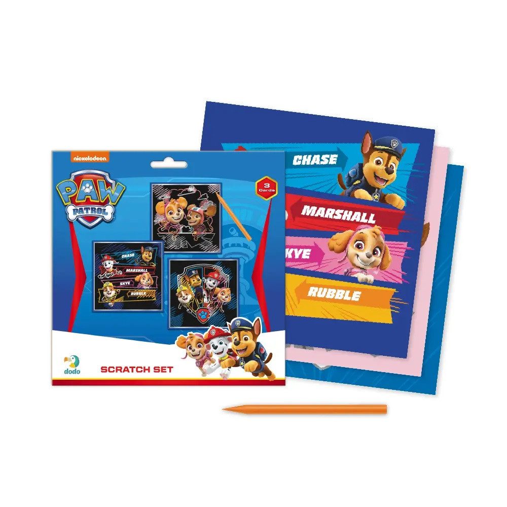 Набір Гравюр Paw Patrol Dodo 200194, Щенячий патруль, 3 картинки, scratch Додо - 2