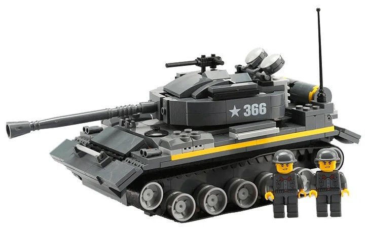 Конструктор Wange Важкий танк 3660, Легіон, військова техніка, 360 деталей, Heavy Tanks - 1