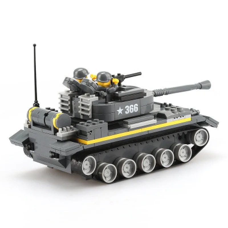 Конструктор Wange Важкий танк 3660, Легіон, військова техніка, 360 деталей, Heavy Tanks - 4