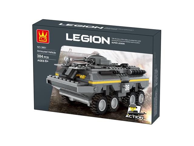 Конструктор Wange Броньований автомобіль 3661, БМП, Легіон, 384 деталі, Armoured Vehicle - 3