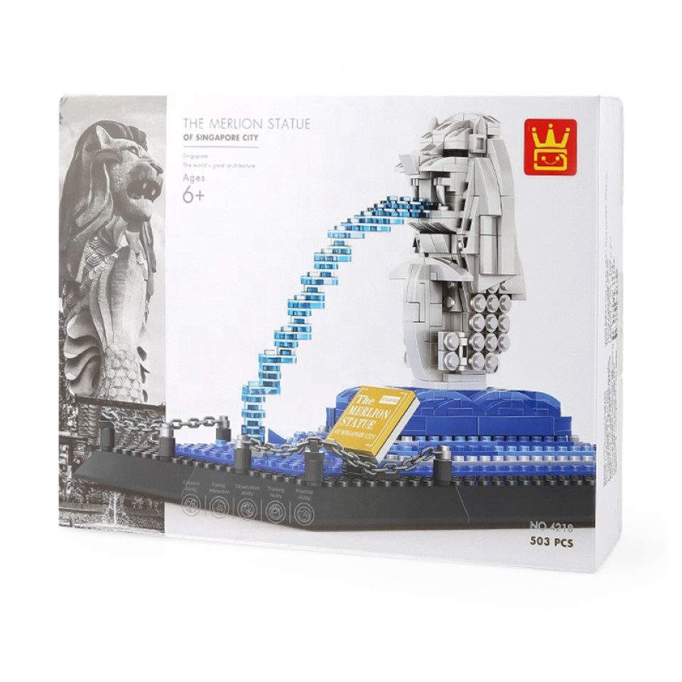 Конструктор Wange The Merlion Statue of Singapore (503 дет.), 4218 - 6