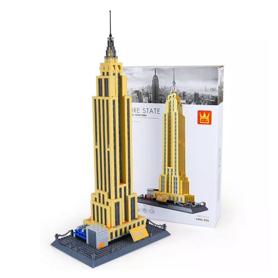 Конструктор Wange Empire State Building NewYork (1570 дет.), 5212 - 1