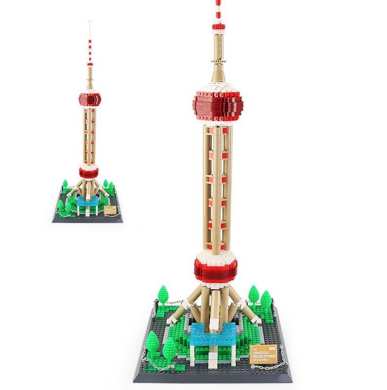 Конструктор Wange Oriental Pearl Tower (1109 дет.), 5224 - 3