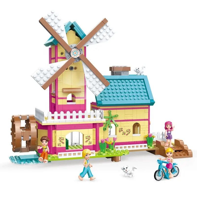 Конструктор Cogo Girls Вітряк 4576, Vacation Cottage, будинок, 658 дет., для дівчаток - 4