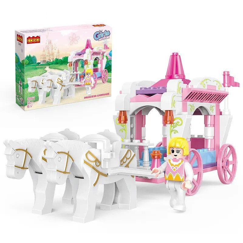 Конструктор Cogo Girls Карета 3267, Princess, 98 деталей, для дівчаток - 5