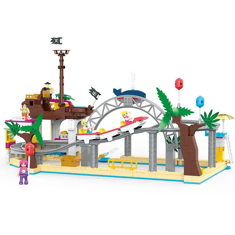 Конструктор Cogo Girls Парк атракціонів 4579, Roller Coaster, 648 дет., для дівчат - 9