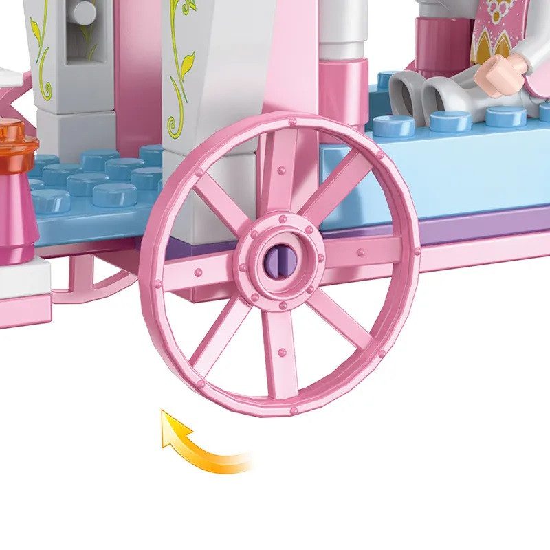 Конструктор Cogo Girls Карета 3267, Princess, 98 деталей, для дівчаток - 8