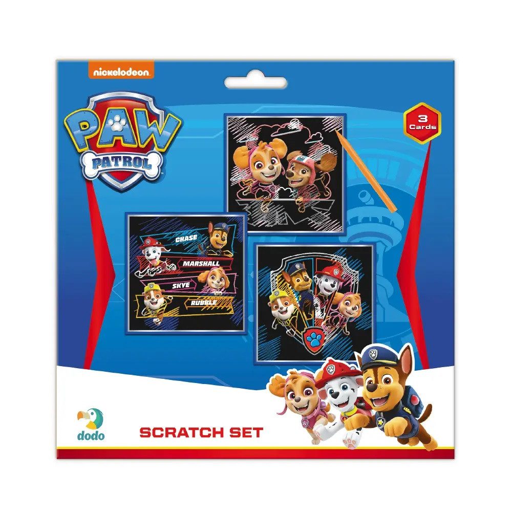 Набір Гравюр Paw Patrol Dodo 200194, Щенячий патруль, 3 картинки, scratch Додо - 5