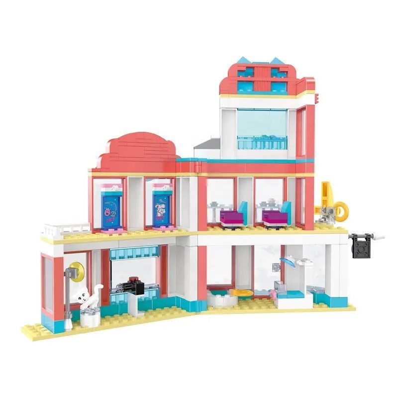 Конструктор Cogo Girls Зоосалон 4571, Pet Shop, вихованці, 366 дет., для дівчаток - 7