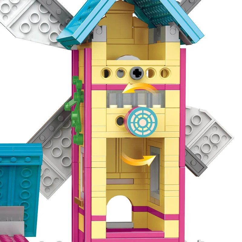 Конструктор Cogo Girls Вітряк 4576, Vacation Cottage, будинок, 658 дет., для дівчаток - 6