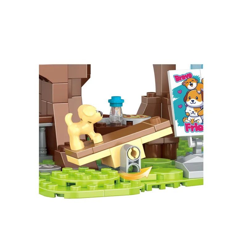 Конструктор Cogo Girls Парк розваг для тварин 4572, Pet Park, улюбленці, 632 дет., для дівчаток - 6