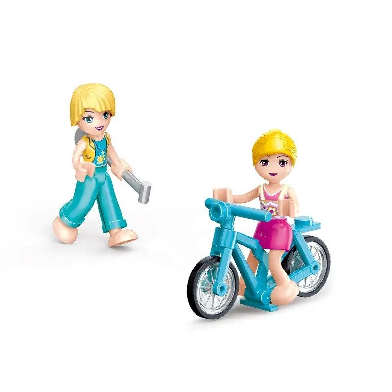 Конструктор Cogo Girls Вітряк 4576, Vacation Cottage, будинок, 658 дет., для дівчаток - 5