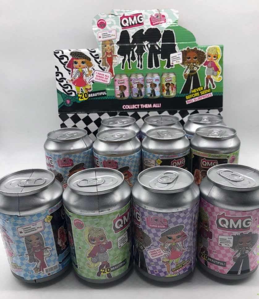 Лялька L.O.L. Surprise O.M.G. в банці 9002, лялечка лол в жерстяній баночці - 3