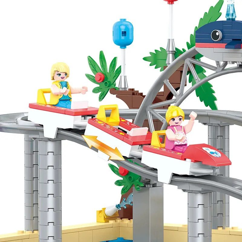 Конструктор Cogo Girls Парк атракціонів 4579, Roller Coaster, 648 дет., для дівчат - 2