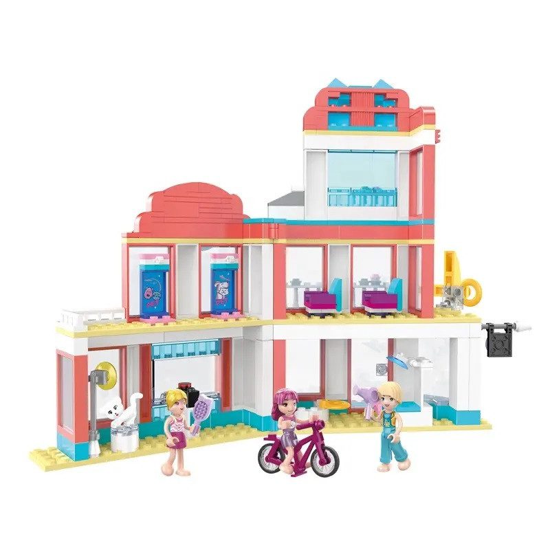 Конструктор Cogo Girls Зоосалон 4571, Pet Shop, вихованці, 366 дет., для дівчаток - 9