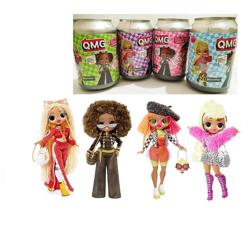 Лялька L.O.L. Surprise O.M.G. в банці 9002, лялечка лол в жерстяній баночці - 1