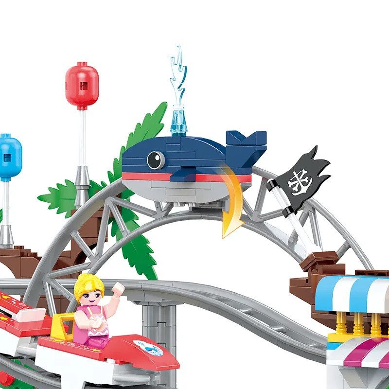 Конструктор Cogo Girls Парк атракціонів 4579, Roller Coaster, 648 дет., для дівчат - 4