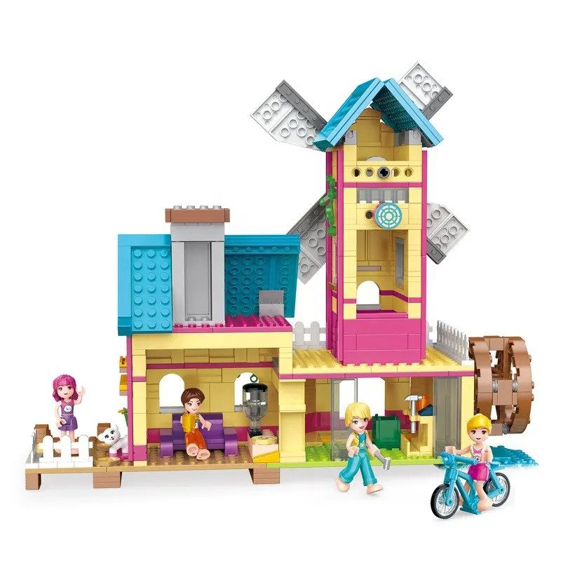 Конструктор Cogo Girls Вітряк 4576, Vacation Cottage, будинок, 658 дет., для дівчаток - 7