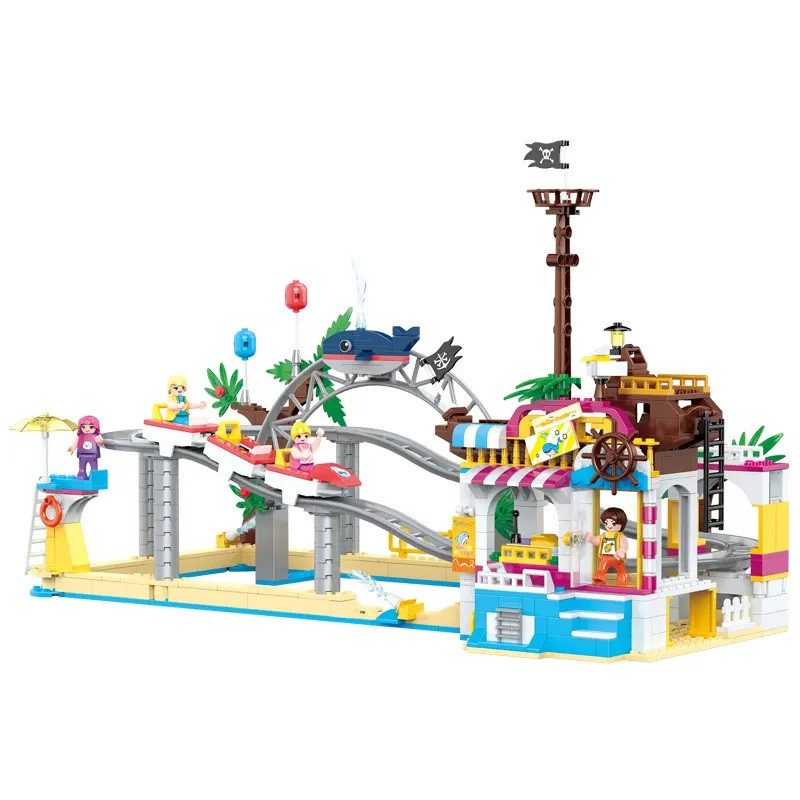 Конструктор Cogo Girls Парк атракціонів 4579, Roller Coaster, 648 дет., для дівчат - 6