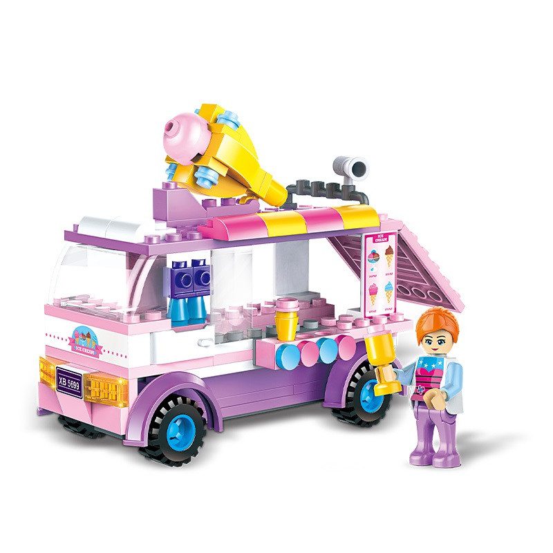 Конструктор Cogo Girls Модний магазин 3023, fashion shop, 85-107 деталей, 8 в 1, для дівчат - 10