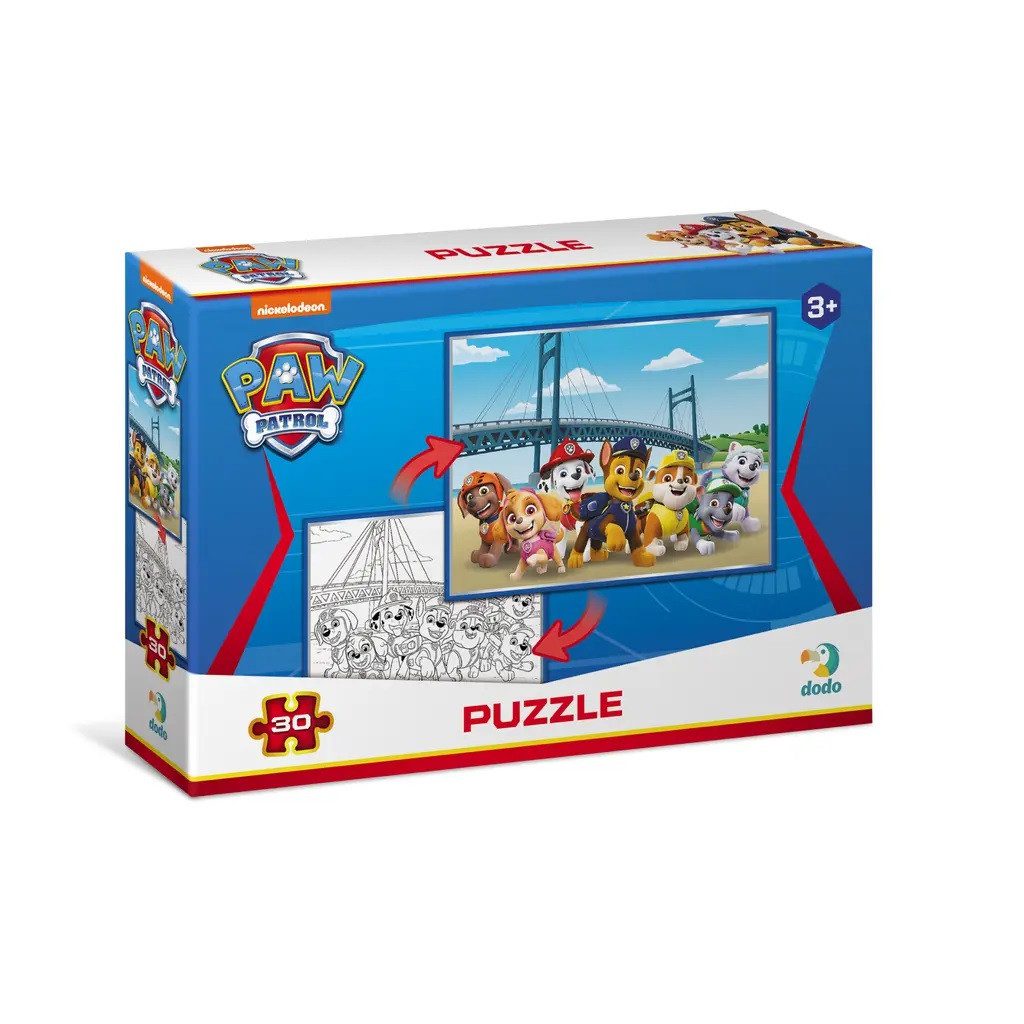 Пазл 2 в 1 Paw Patrol Dodo 200159, Щенячий патруль, розмальовка, 30 ел, ДоДо - 2