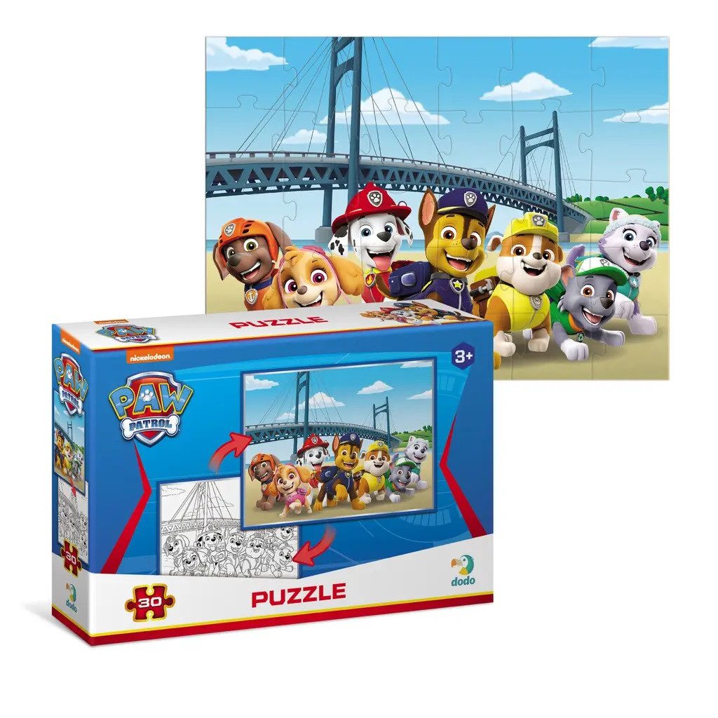 Пазл 2 в 1 Paw Patrol Dodo 200159, Щенячий патруль, розмальовка, 30 ел, ДоДо - 3
