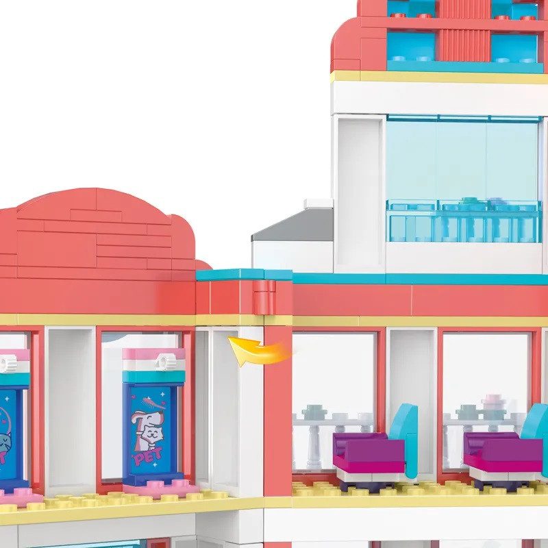 Конструктор Cogo Girls Зоосалон 4571, Pet Shop, вихованці, 366 дет., для дівчаток - 3
