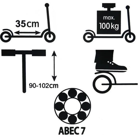 Двоколісний самокат Scooter, арт. 2020 - 3