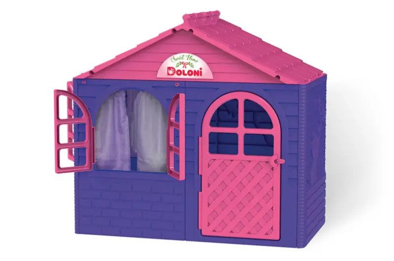 Дитячий будиночок зі шторками, Doloni Toys, арт. 02550/10 - 3