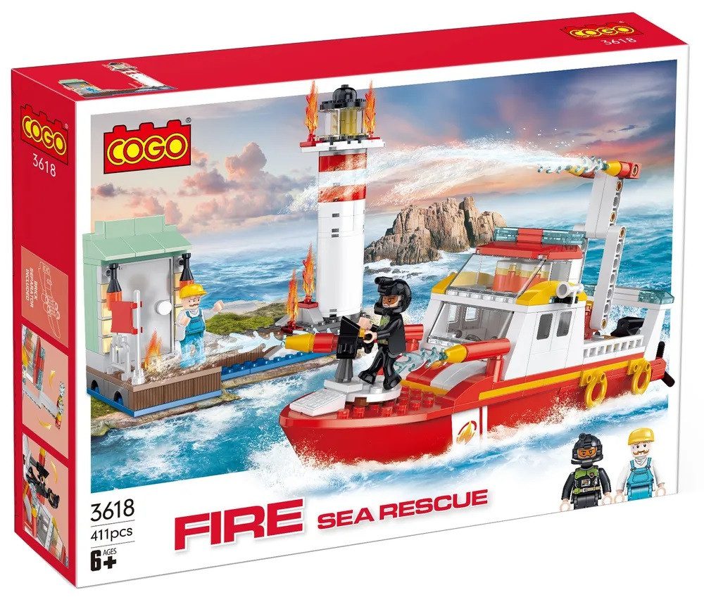 Конструктор Cogo Fire Рятувальна операція, арт. 3618 - 5