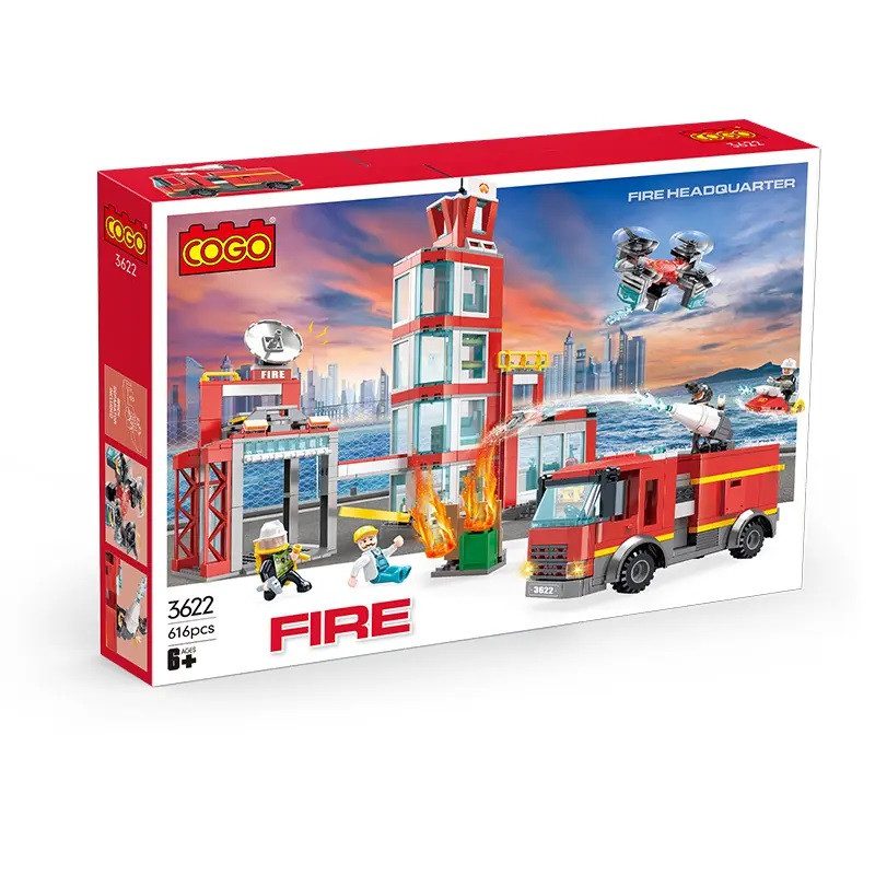Конструктор Cogo Fire Пожежна станція, арт. 3622 - 8