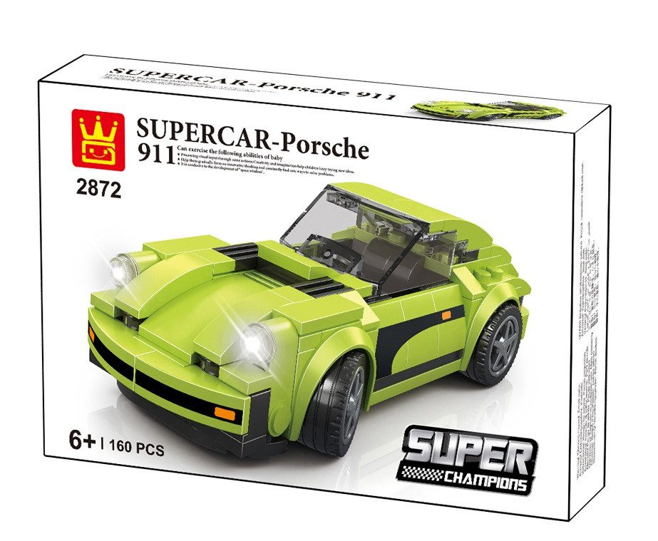 Конструктор Wange Суперкар Porshe S72, арт. 2872 - 2